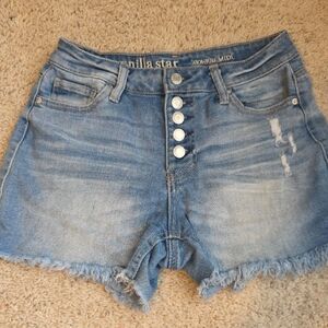Vanilla Star Blue Distressed Shorts Size 3